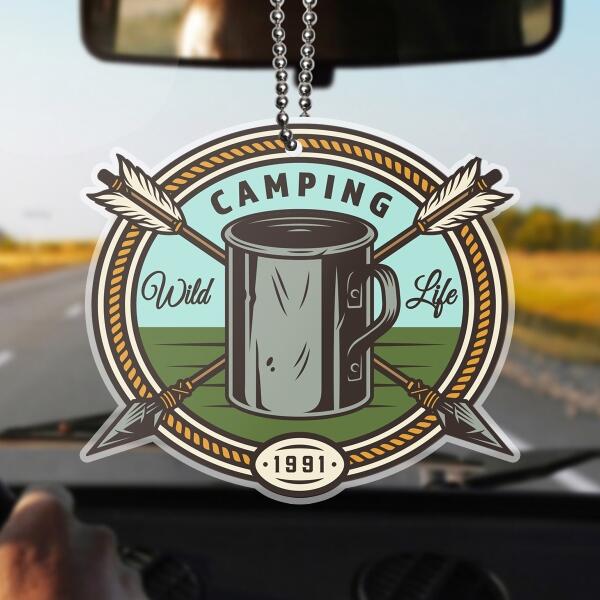 Personalized Camping Car Ornament - Up to 12 Options - Gift Idea For Camping Lover