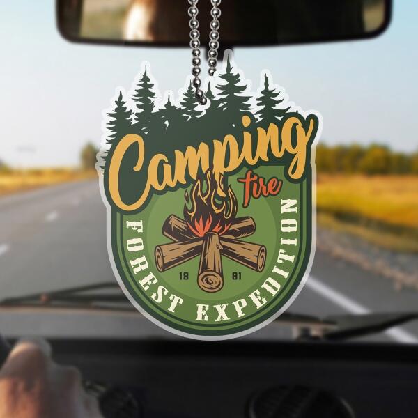 Personalized Camping Car Ornament - Up to 12 Options - Gift Idea For Camping Lover