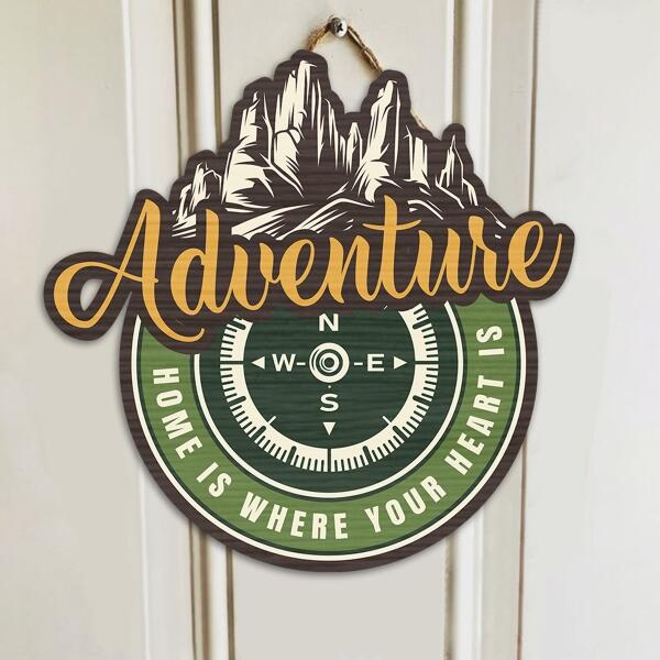 Personalized Camping Door Sign - Up to 12 Options - Gift Idea For Camping Lover
