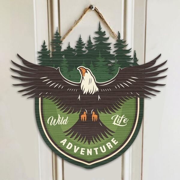 Personalized Camping Door Sign - Up to 12 Options - Gift Idea For Camping Lover