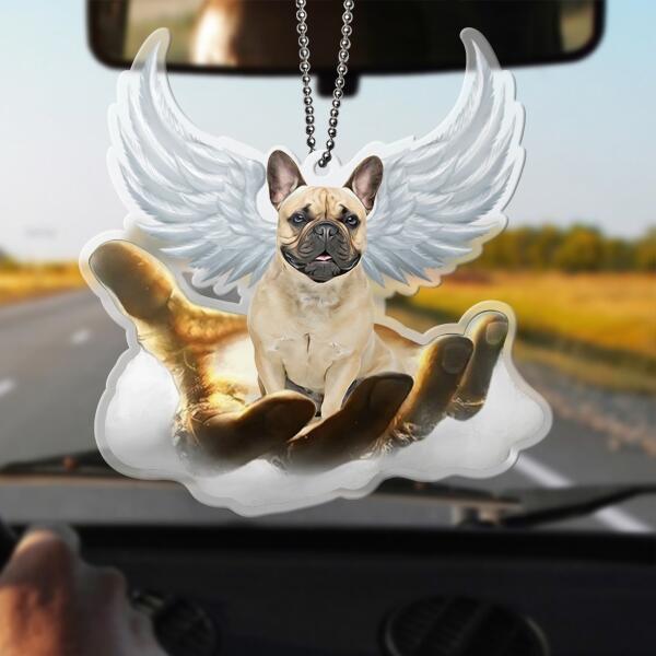Personalized Memorial Dog Car Ornament - Up to 12 Dog Breeds - Gift Idea For Dog Lover