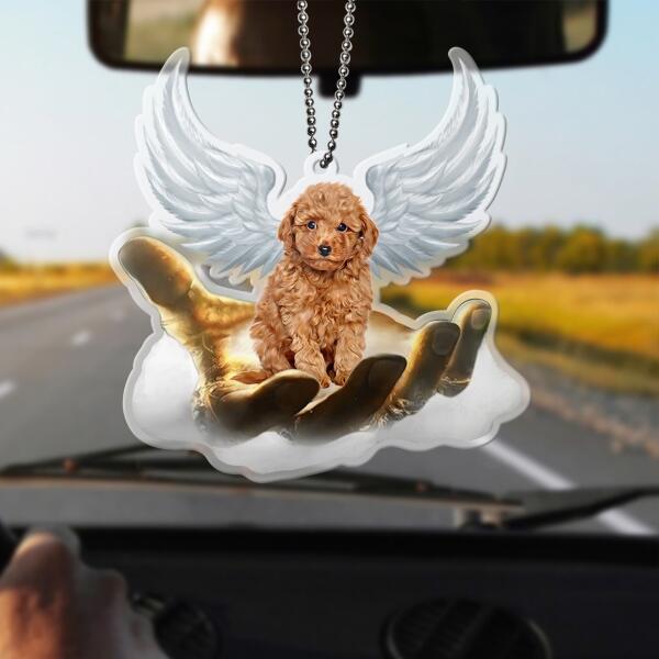Personalized Memorial Dog Car Ornament - Up to 12 Dog Breeds - Gift Idea For Dog Lover