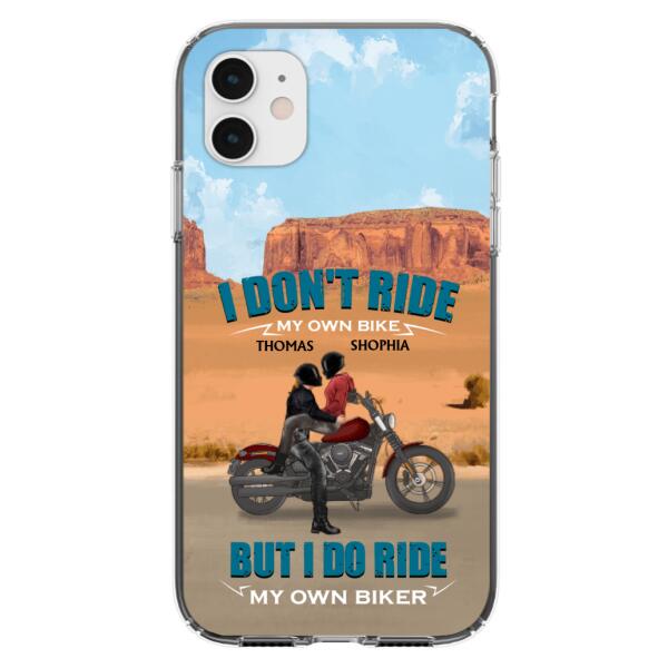 Personalized Couple Riding Phone Case - Gifts For Riders - I Don't Ride My Own Bike But I Do Ride My Own Bike