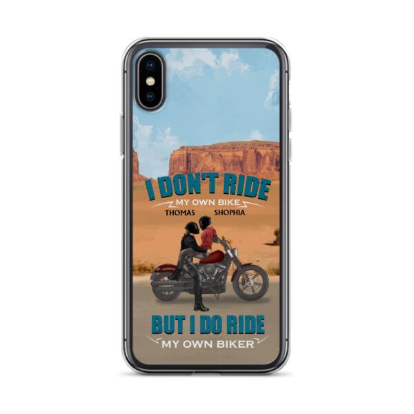 Personalized Couple Riding Phone Case - Gifts For Riders - I Don't Ride My Own Bike But I Do Ride My Own Bike
