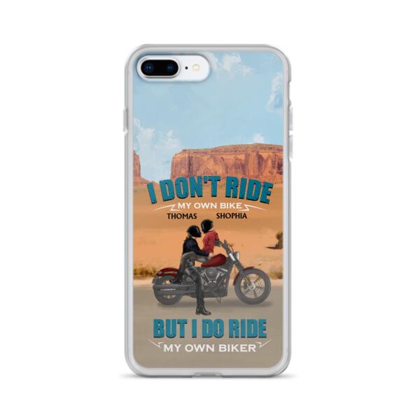 Personalized Couple Riding Phone Case - Gifts For Riders - I Don't Ride My Own Bike But I Do Ride My Own Bike