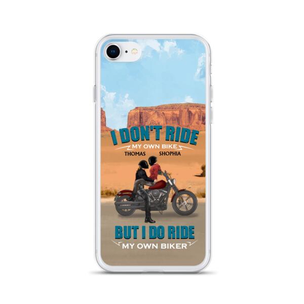 Personalized Couple Riding Phone Case - Gifts For Riders - I Don't Ride My Own Bike But I Do Ride My Own Bike