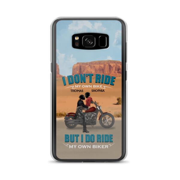 Personalized Couple Riding Phone Case - Gifts For Riders - I Don't Ride My Own Bike But I Do Ride My Own Bike