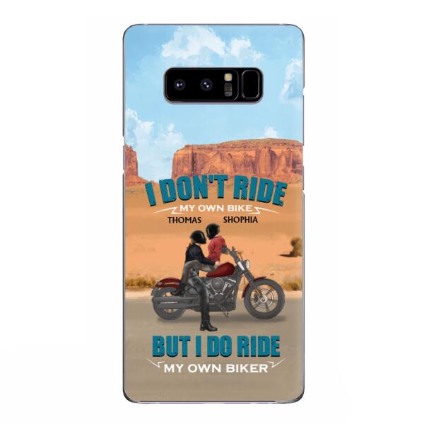Personalized Couple Riding Phone Case - Gifts For Riders - I Don't Ride My Own Bike But I Do Ride My Own Bike