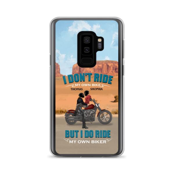 Personalized Couple Riding Phone Case - Gifts For Riders - I Don't Ride My Own Bike But I Do Ride My Own Bike