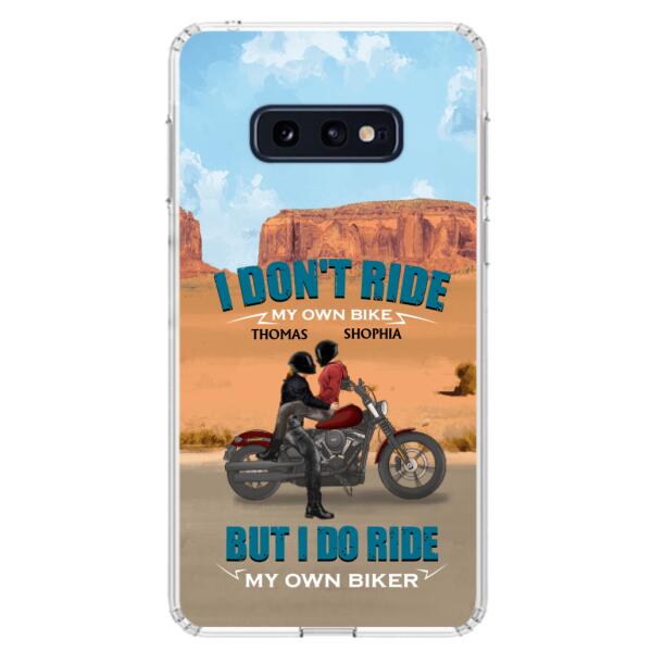 Personalized Couple Riding Phone Case - Gifts For Riders - I Don't Ride My Own Bike But I Do Ride My Own Bike