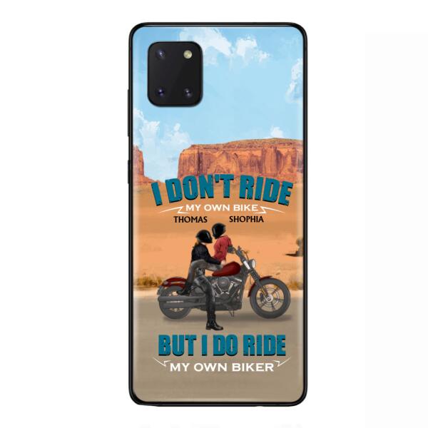 Personalized Couple Riding Phone Case - Gifts For Riders - I Don't Ride My Own Bike But I Do Ride My Own Bike