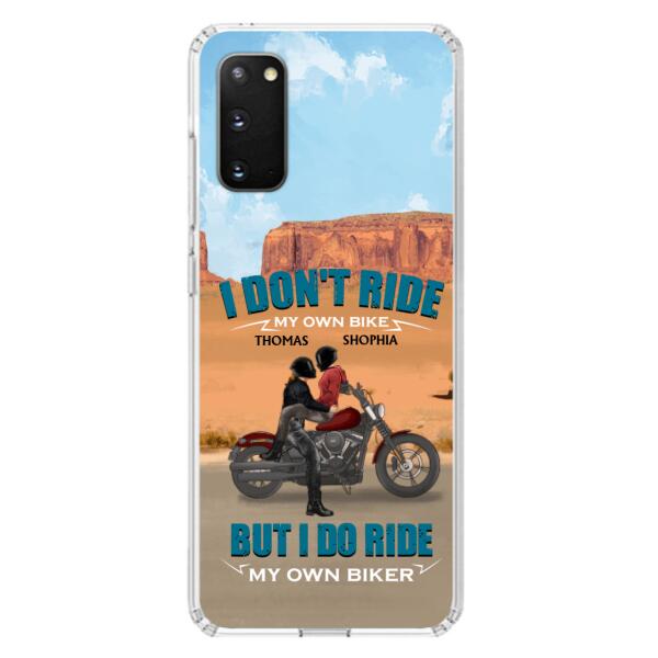 Personalized Couple Riding Phone Case - Gifts For Riders - I Don't Ride My Own Bike But I Do Ride My Own Bike