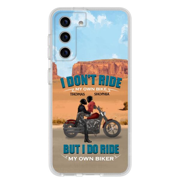 Personalized Couple Riding Phone Case - Gifts For Riders - I Don't Ride My Own Bike But I Do Ride My Own Bike
