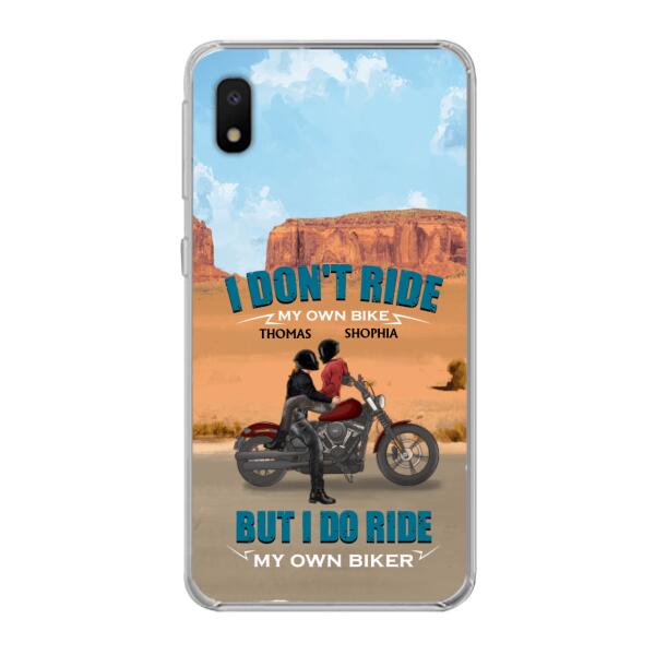Personalized Couple Riding Phone Case - Gifts For Riders - I Don't Ride My Own Bike But I Do Ride My Own Bike