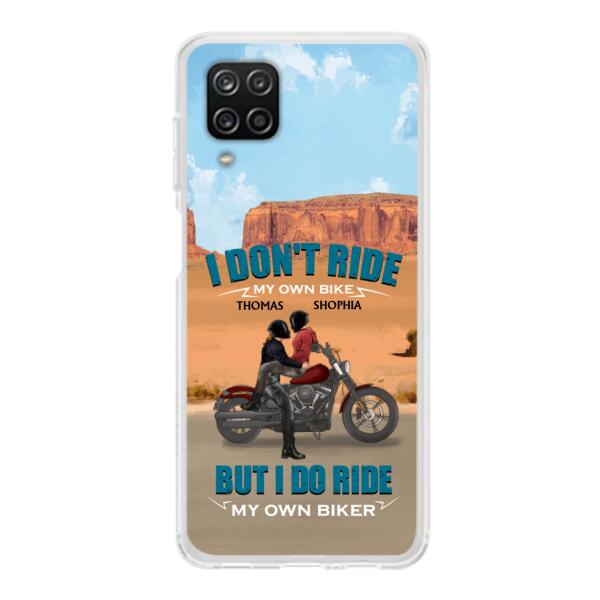 Personalized Couple Riding Phone Case - Gifts For Riders - I Don't Ride My Own Bike But I Do Ride My Own Bike
