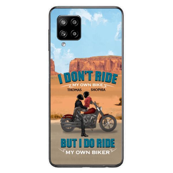 Personalized Couple Riding Phone Case - Gifts For Riders - I Don't Ride My Own Bike But I Do Ride My Own Bike