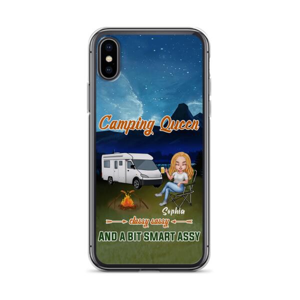 Personalized Camping Queen Phone Case - Gift Idea For Camping Lover - Case For iPhone And Samsung