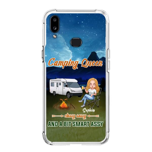 Personalized Camping Queen Phone Case - Gift Idea For Camping Lover - Case For iPhone And Samsung