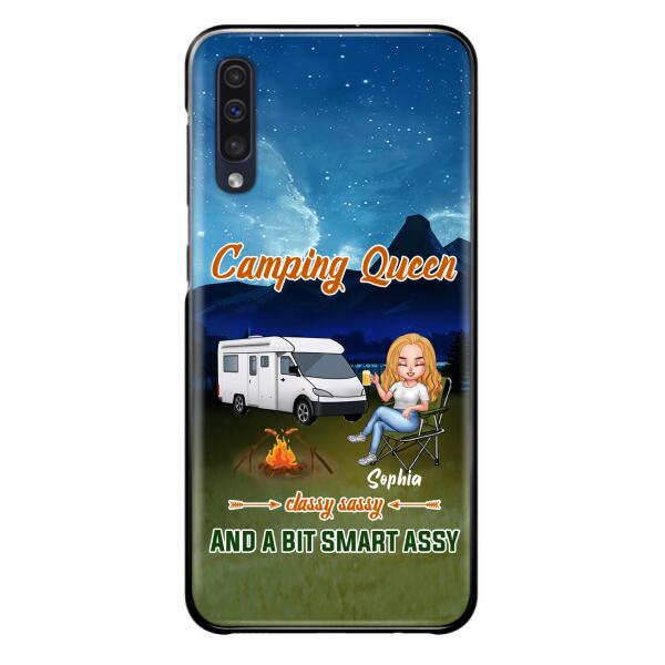 Personalized Camping Queen Phone Case - Gift Idea For Camping Lover - Case For iPhone And Samsung