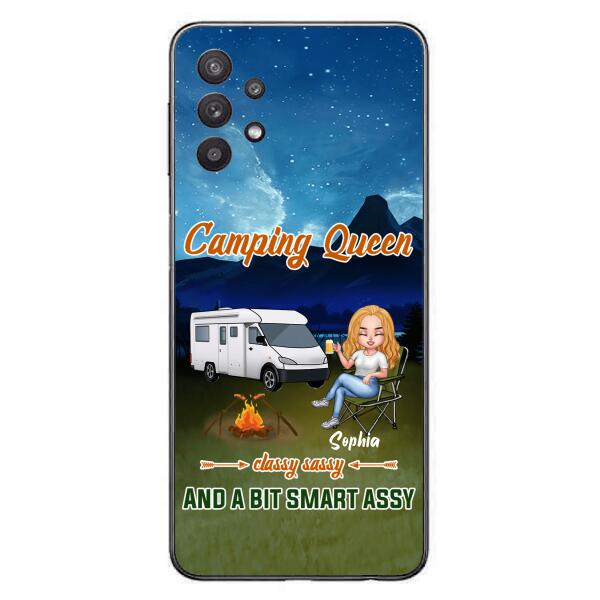 Personalized Camping Queen Phone Case - Gift Idea For Camping Lover - Case For iPhone And Samsung
