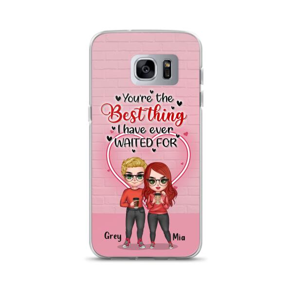 Custom Personalized Couple Phone Case - Valentine's Day Gift Idea For Couple - I love My Wife Awesome Wife - Case For iPhone And Samsung