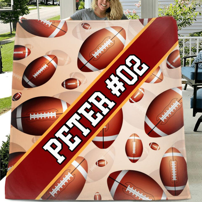 Personalized Sport Quilt/Fleece Blanket - Best Gift For Sport Lovers