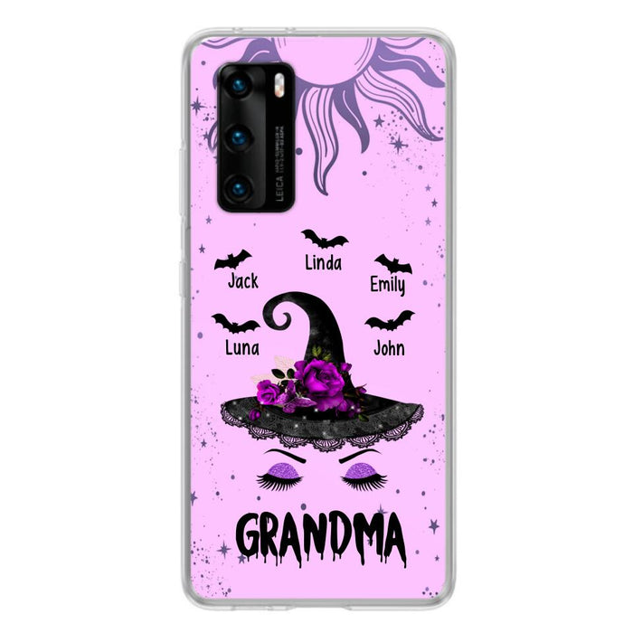 Personalized Grandma Witch Phone Case - Up to 5 Kid's - Best Gift For Grandma - Grandma, Gigi, Nana, Mama
