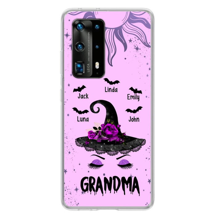 Personalized Grandma Witch Phone Case - Up to 5 Kid's - Best Gift For Grandma - Grandma, Gigi, Nana, Mama