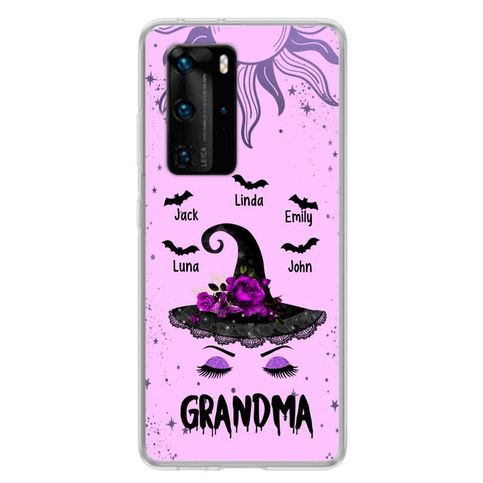 Personalized Grandma Witch Phone Case - Up to 5 Kid's - Best Gift For Grandma - Grandma, Gigi, Nana, Mama