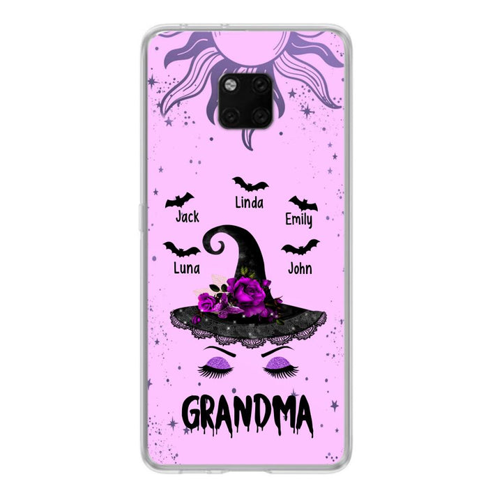 Personalized Grandma Witch Phone Case - Up to 5 Kid's - Best Gift For Grandma - Grandma, Gigi, Nana, Mama