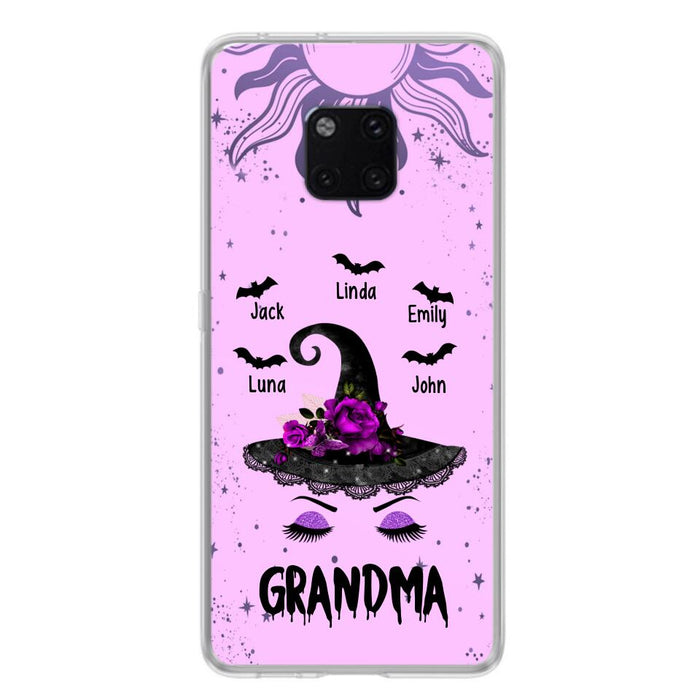 Personalized Grandma Witch Phone Case - Up to 5 Kid's - Best Gift For Grandma - Grandma, Gigi, Nana, Mama
