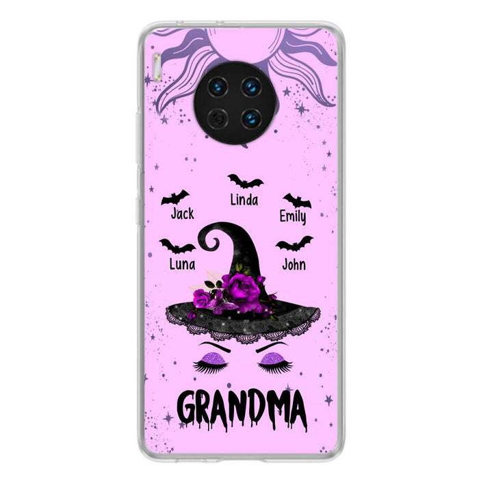 Personalized Grandma Witch Phone Case - Up to 5 Kid's - Best Gift For Grandma - Grandma, Gigi, Nana, Mama