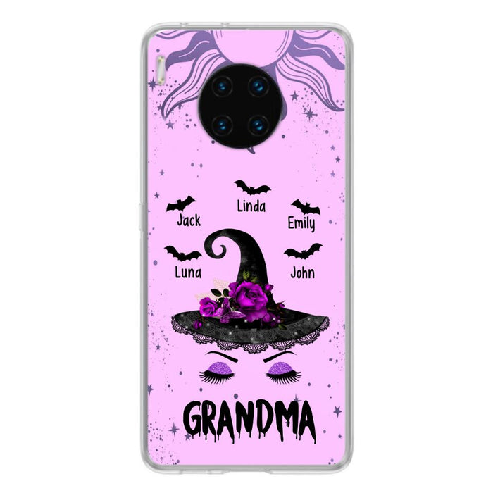 Personalized Grandma Witch Phone Case - Up to 5 Kid's - Best Gift For Grandma - Grandma, Gigi, Nana, Mama