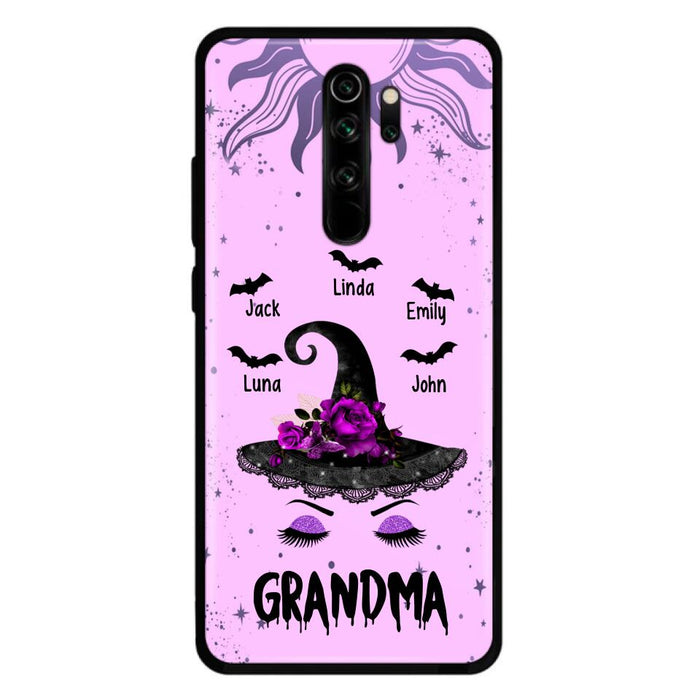 Personalized Grandma Witch Phone Case - Up to 5 Kid's - Best Gift For Grandma - Grandma, Gigi, Nana, Mama
