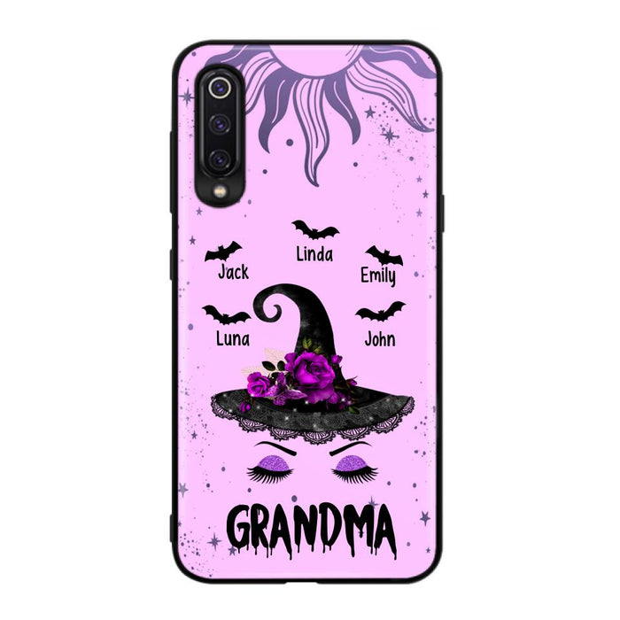 Personalized Grandma Witch Phone Case - Up to 5 Kid's - Best Gift For Grandma - Grandma, Gigi, Nana, Mama