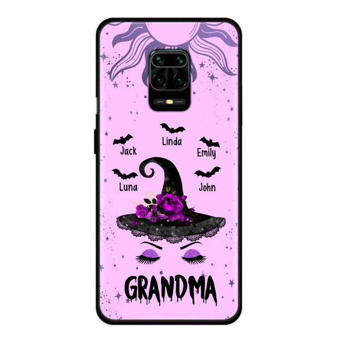 Personalized Grandma Witch Phone Case - Up to 5 Kid's - Best Gift For Grandma - Grandma, Gigi, Nana, Mama