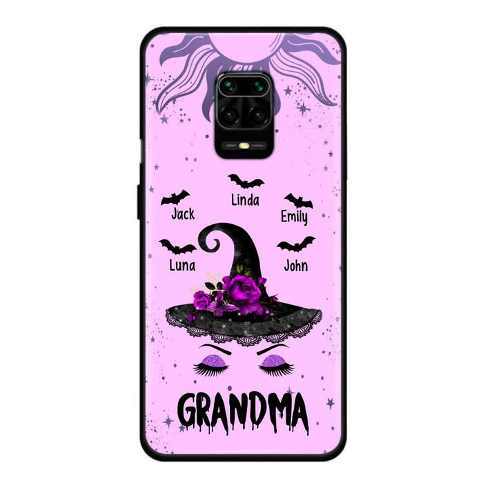 Personalized Grandma Witch Phone Case - Up to 5 Kid's - Best Gift For Grandma - Grandma, Gigi, Nana, Mama