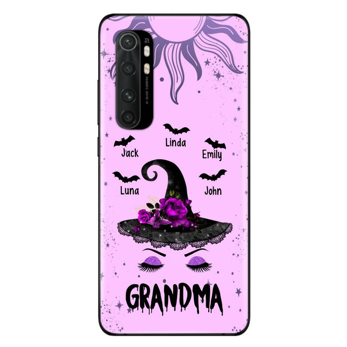 Personalized Grandma Witch Phone Case - Up to 5 Kid's - Best Gift For Grandma - Grandma, Gigi, Nana, Mama
