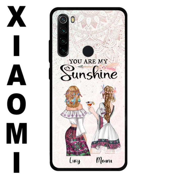 Personalized Bohemian Friends Phone Case - Case For Huawei, Xiaomi & Oppo - You Are My Sunshine