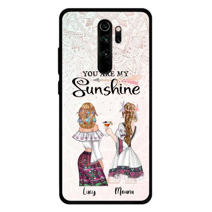 Personalized Bohemian Friends Phone Case - Case For Huawei, Xiaomi & Oppo - You Are My Sunshine
