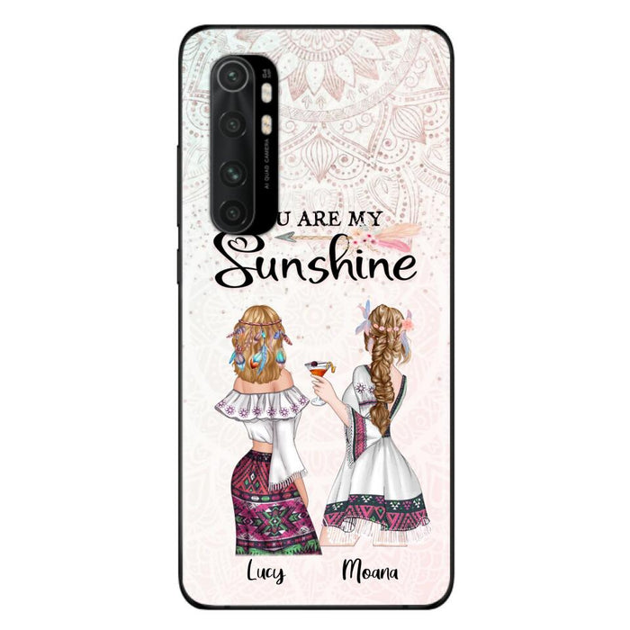 Personalized Bohemian Friends Phone Case - Case For Huawei, Xiaomi & Oppo - You Are My Sunshine