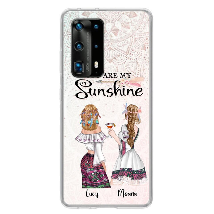 Personalized Bohemian Friends Phone Case - Case For Huawei, Xiaomi & Oppo - You Are My Sunshine