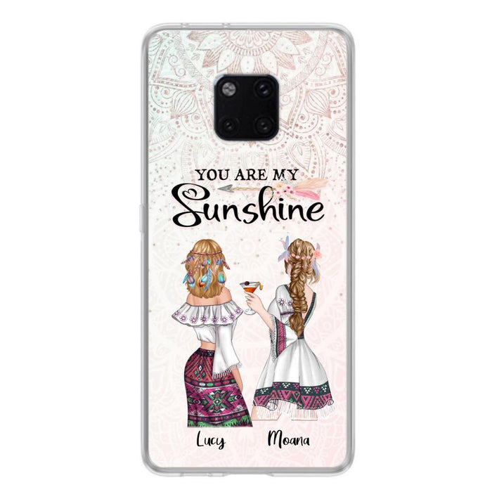 Personalized Bohemian Friends Phone Case - Case For Huawei, Xiaomi & Oppo - You Are My Sunshine