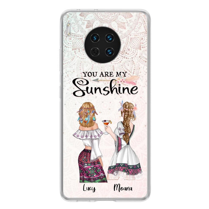 Personalized Bohemian Friends Phone Case - Case For Huawei, Xiaomi & Oppo - You Are My Sunshine