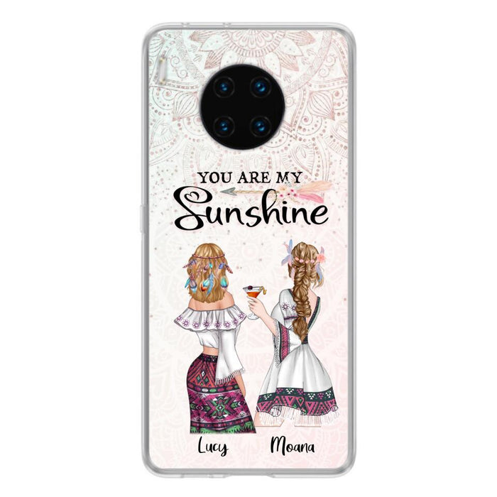 Personalized Bohemian Friends Phone Case - Case For Huawei, Xiaomi & Oppo - You Are My Sunshine