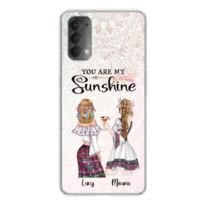 Personalized Bohemian Friends Phone Case - Case For Huawei, Xiaomi & Oppo - You Are My Sunshine