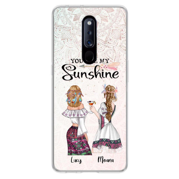 Personalized Bohemian Friends Phone Case - Case For Huawei, Xiaomi & Oppo - You Are My Sunshine