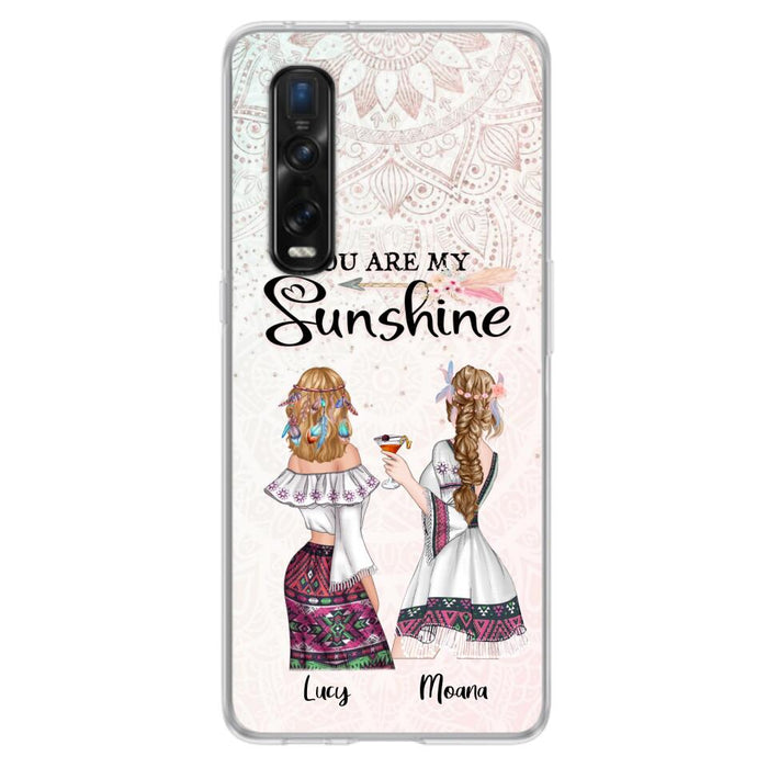Personalized Bohemian Friends Phone Case - Case For Huawei, Xiaomi & Oppo - You Are My Sunshine