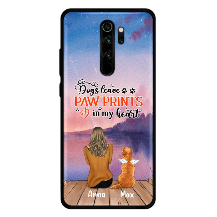 Personalized Dog Phone Case - Man/Woman/Couple With Up to 4 Dogs - Gift Idea For Dog Lover - My Angel Has Paws - Case For Xiaomi, Oppo And Huawei