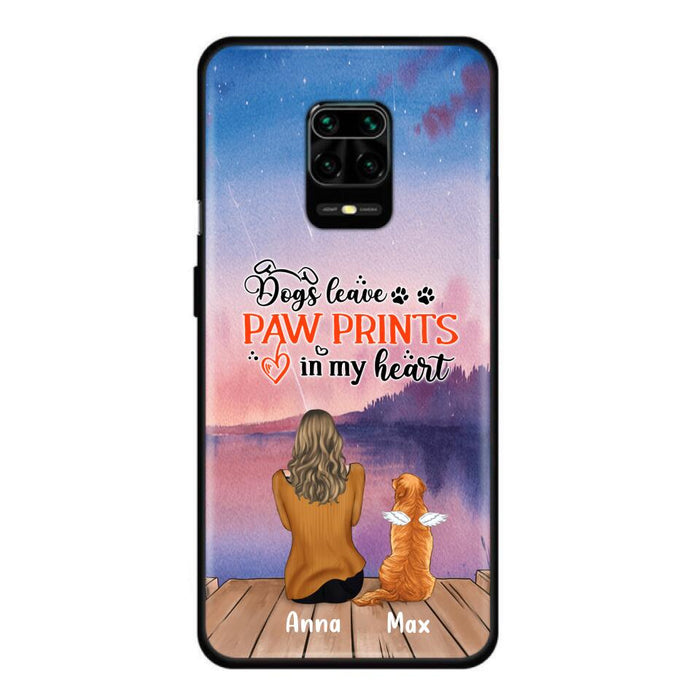Personalized Dog Phone Case - Man/Woman/Couple With Up to 4 Dogs - Gift Idea For Dog Lover - My Angel Has Paws - Case For Xiaomi, Oppo And Huawei